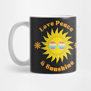 Love Peace and Sunshine Mug